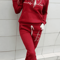 Luxe Collection Premium Knit Tracksuit Set Hoodie And Jogger For Women