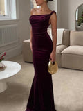 One Shoulder Ruched Maxi Dress With Fitted Silhouette Limited Edition Couture