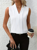 Silk Sleeveless Top Limited Edition Collection Subtle Exclusivity And Draped Luxury