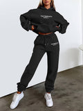 Womens Hoodie And Jogger Set Luxe Cotton Collection Exclusive Quiet Luxury Ensemble