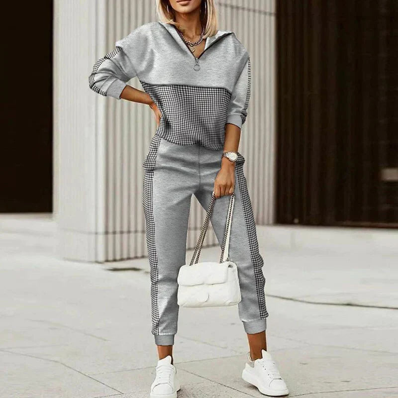 Luxe Knit Collection Women's Zip Hoodie And Joggers Set Limited Edition