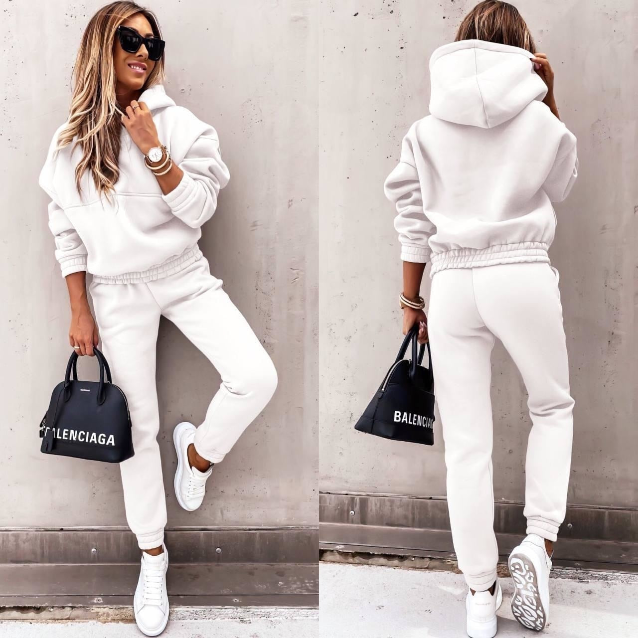 Luxe Fleece Collection Womens Hoodie And Jogger Set Limited Exclusive Comfort