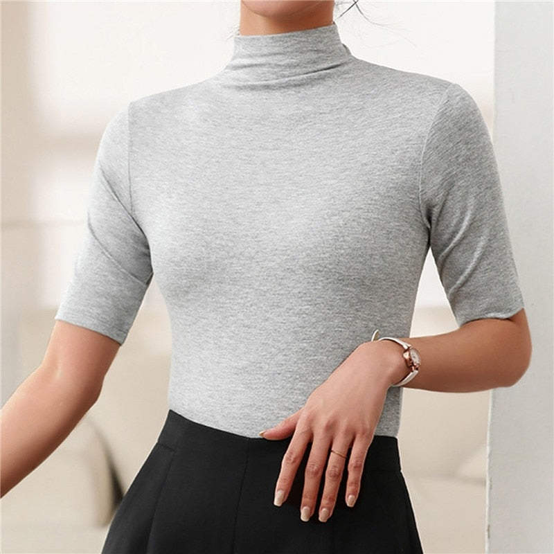 Luxe Knit Roll Neck Top Collection Exclusive Edition