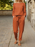 Luxe Collection Women's Long Sleeve Top And Trousers Set Limited Edition