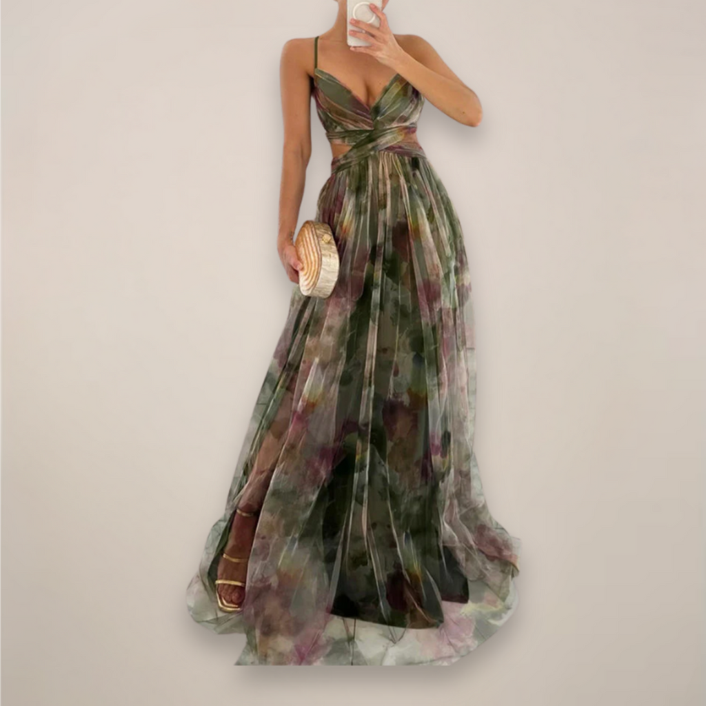 Floral Maxi Dress Romantic Print Exclusive