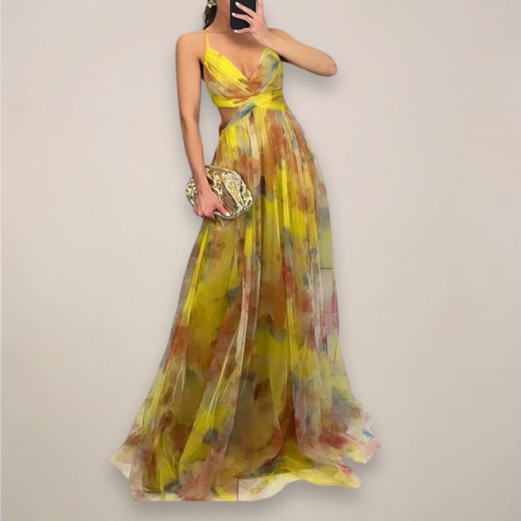 Floral Maxi Dress Romantic Print Exclusive