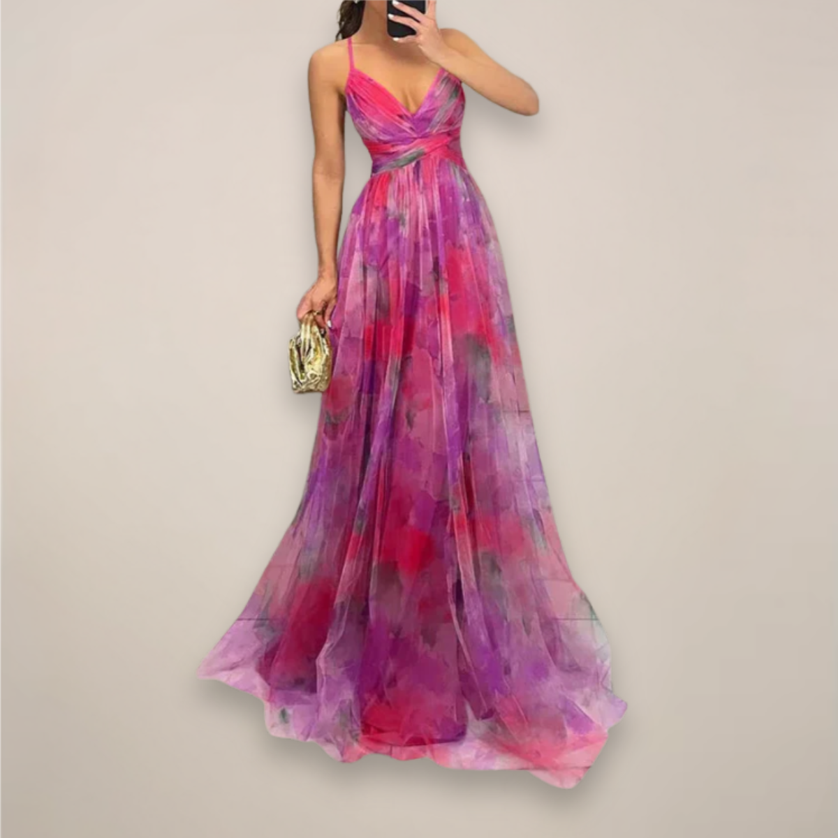 Floral Maxi Dress Romantic Print Exclusive