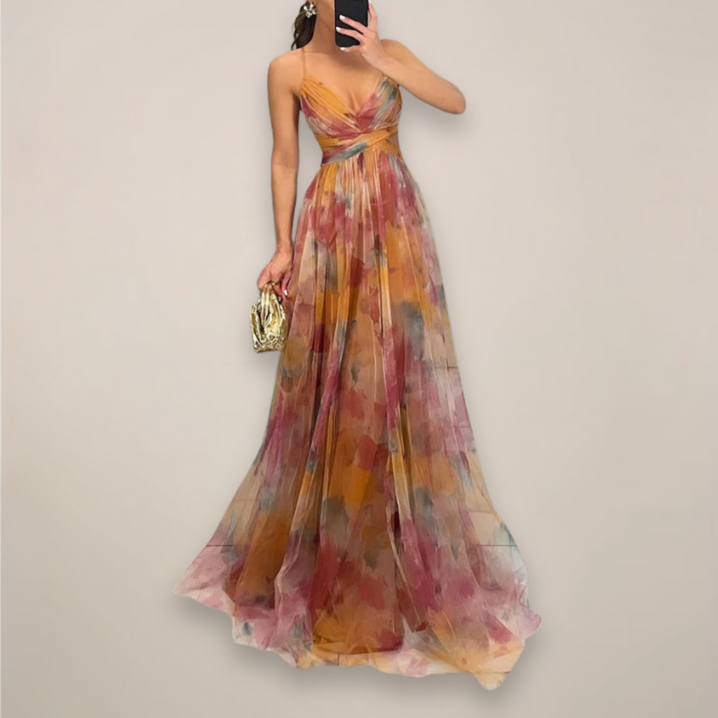 Floral Maxi Dress Romantic Print Exclusive