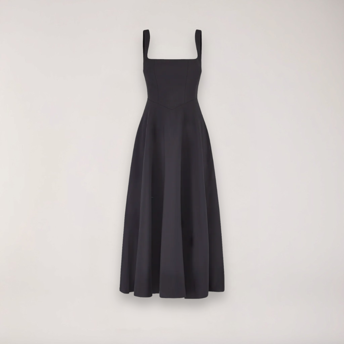Midi Dress Crepe Collection Edition Cinched Waist For Timeless Flow Silk