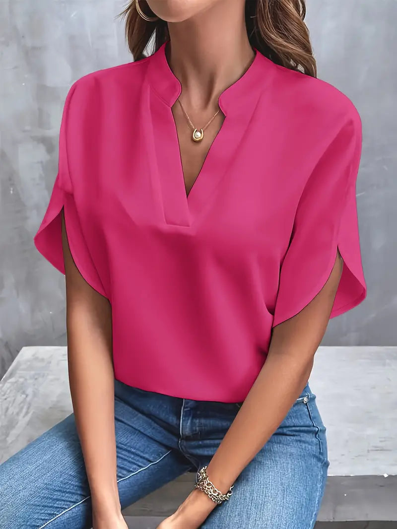 Relaxed Lightweight Blouse Elegant Spring Collection Flowing Draped Fit Exclusive