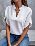 Relaxed Lightweight Blouse Elegant Spring Collection Flowing Draped Fit Exclusive