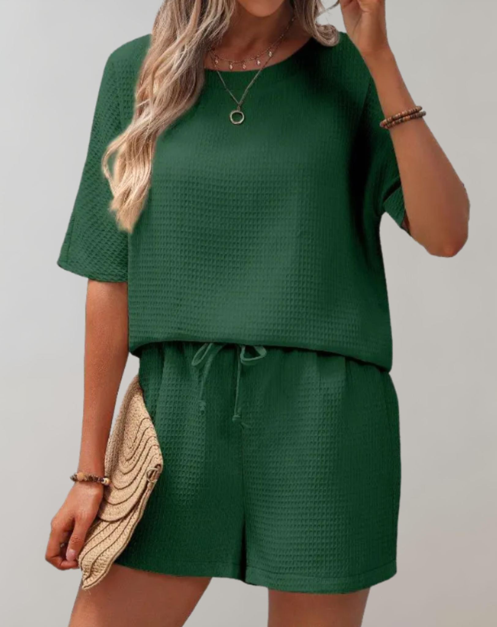 Elise Luxe Collection Two Piece Set Top And Shorts Limited Edition Craftsmanship