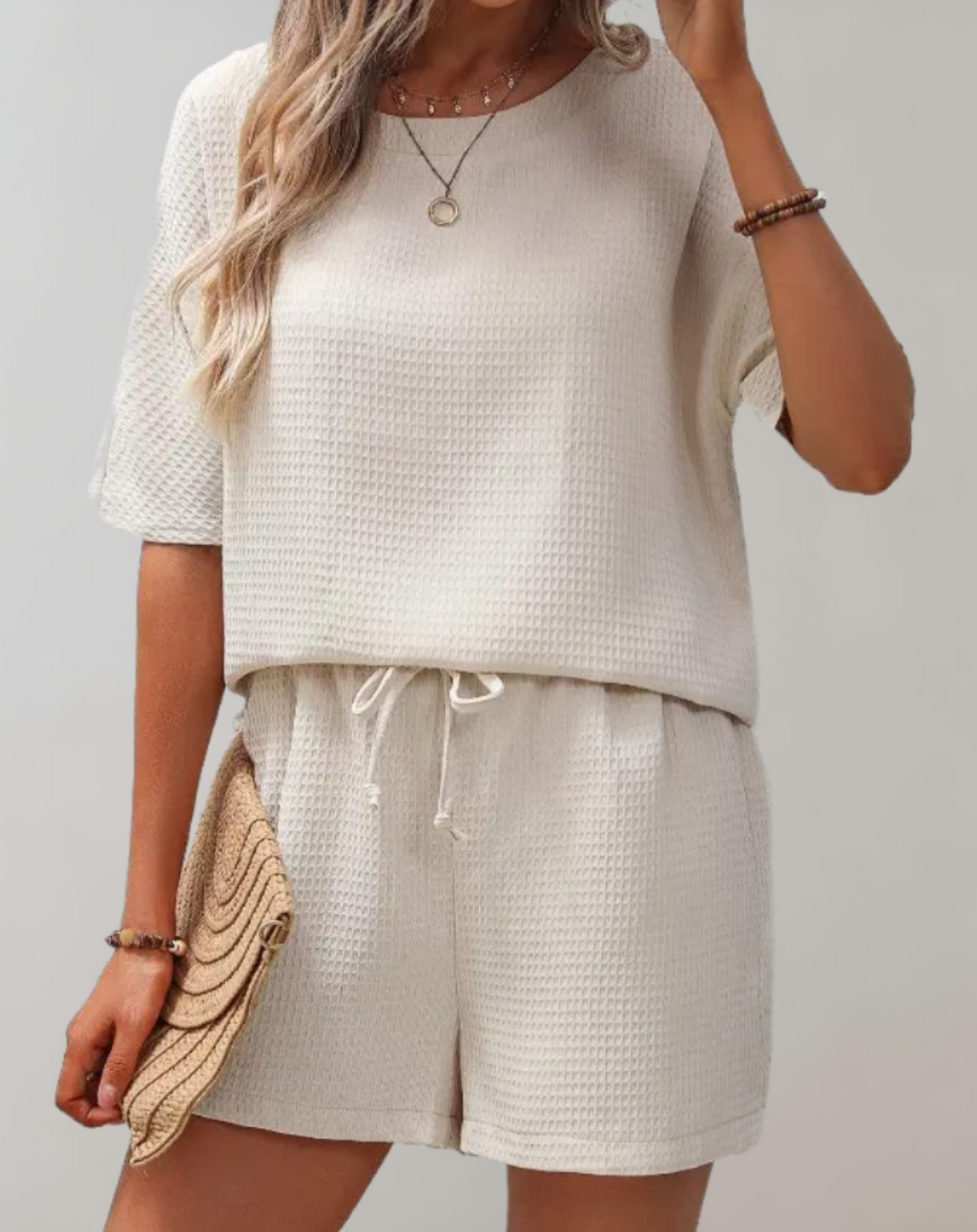 Elise Luxe Collection Two Piece Set Top And Shorts Limited Edition Craftsmanship