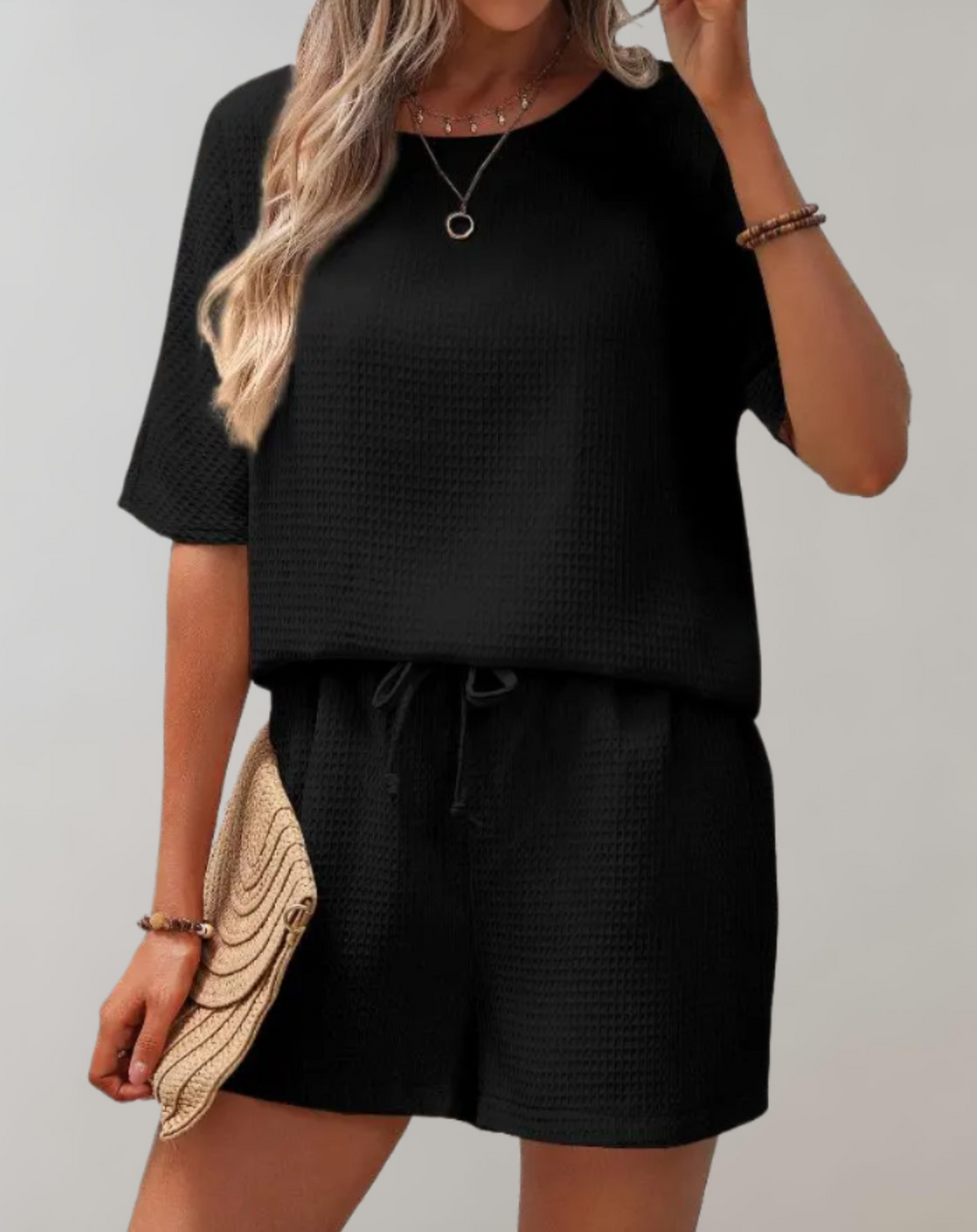 Elise Luxe Collection Two Piece Set Top And Shorts Limited Edition Craftsmanship