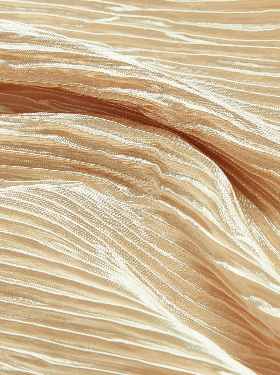 Pleated Fabric Halter Top And Trouser Set Limited Edition Couture Collection