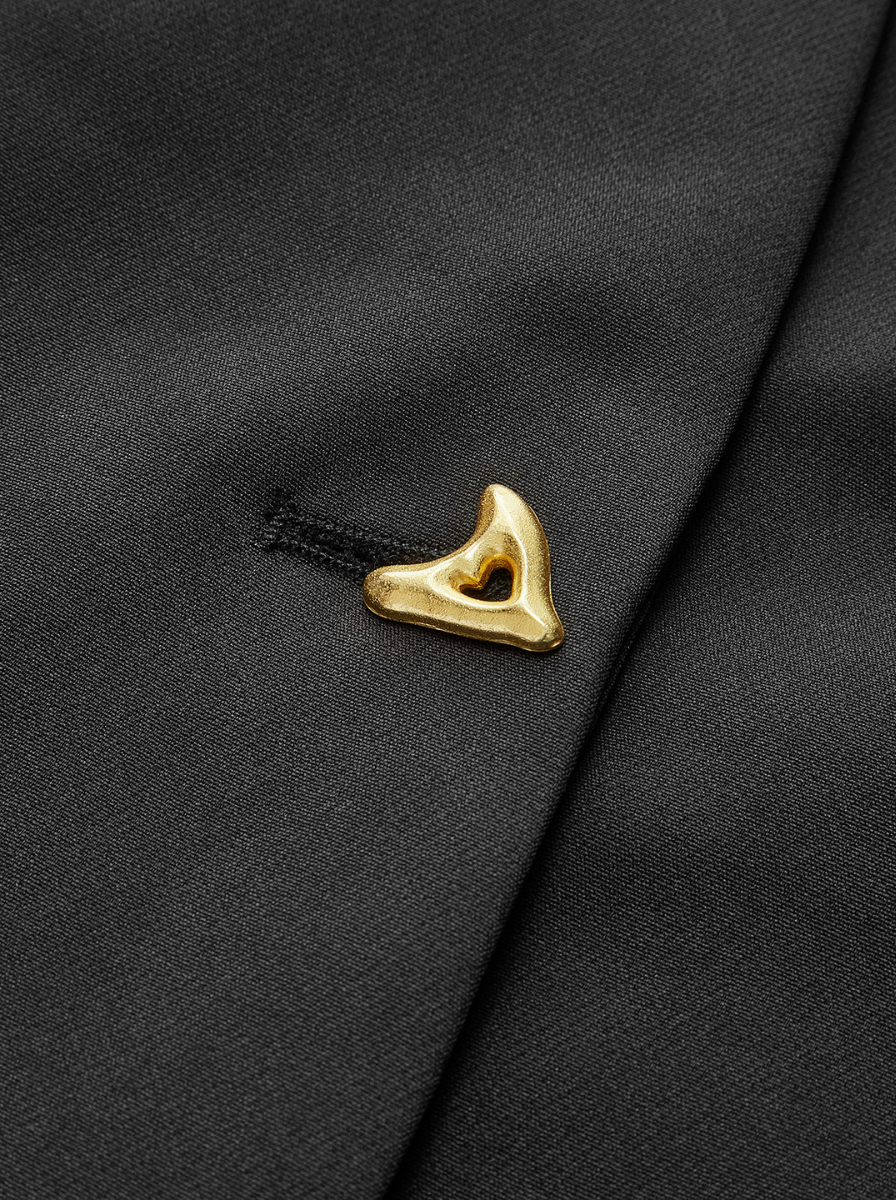 V Neck Button Down Blouse From Architectural Collection Limited Edition