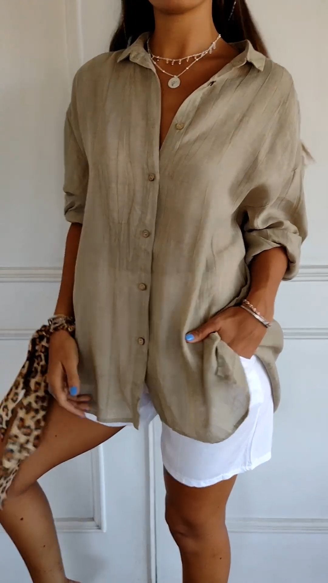Luxe Linen Button Down Shirt For Women Limited Edition Collection Timeless Craft