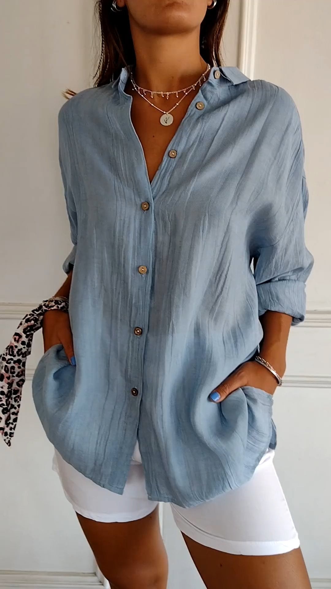 Luxe Linen Button Down Shirt For Women Limited Edition Collection Timeless Craft