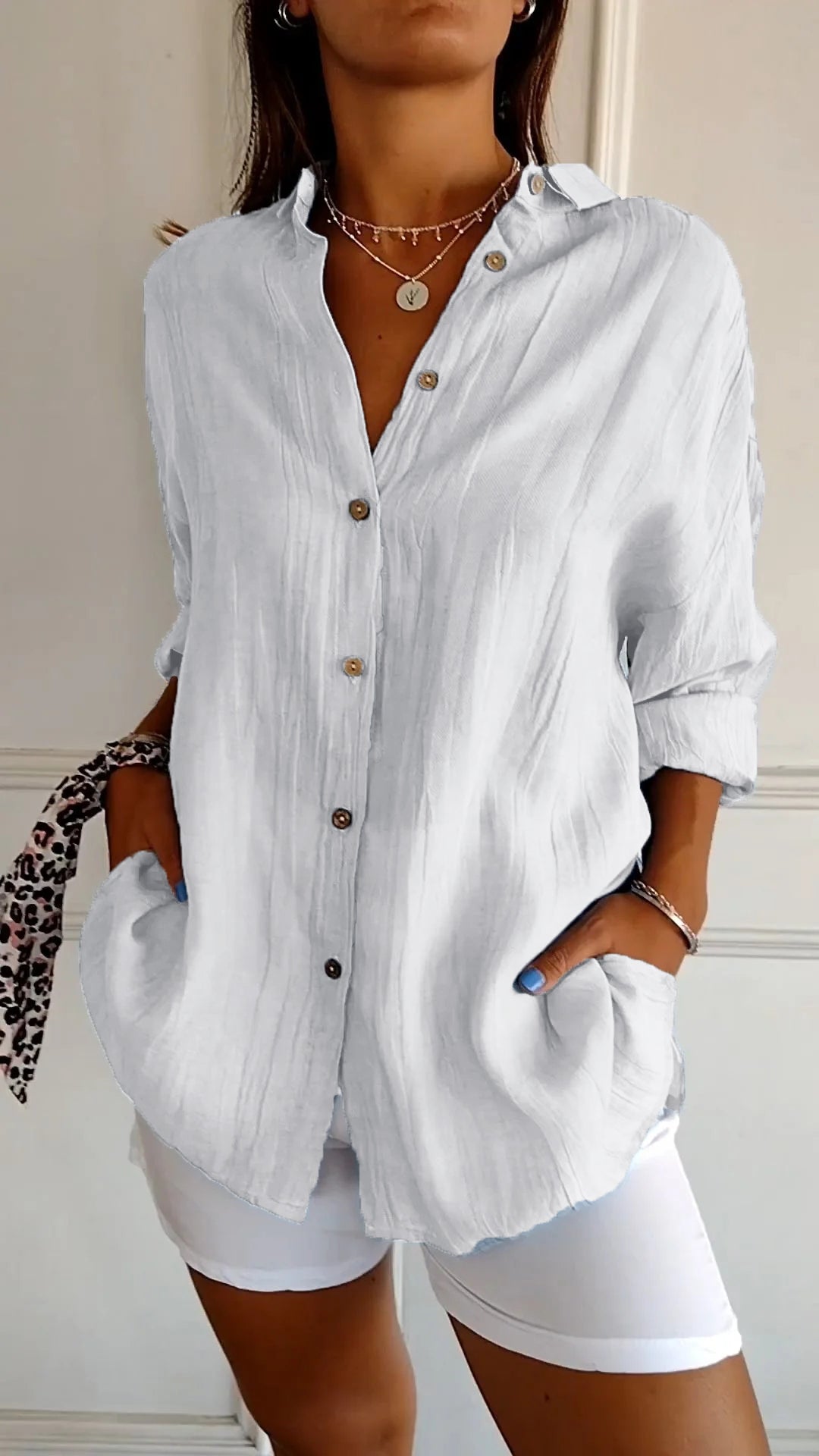 Luxe Linen Button Down Shirt For Women Limited Edition Collection Timeless Craft
