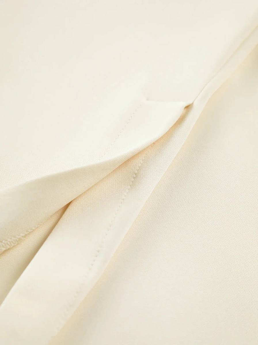 Two Piece Strapless Tube Top and Wide Leg Pants Set Couture Exclusive Edition