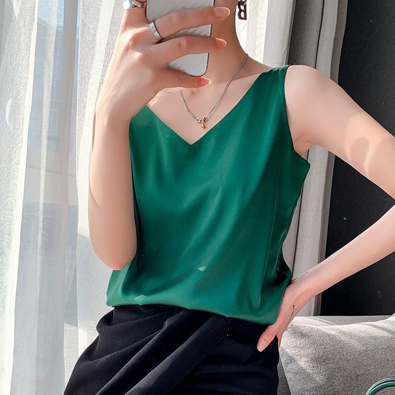 Silky Tank Top Viscose Summer Collection Limited Edition