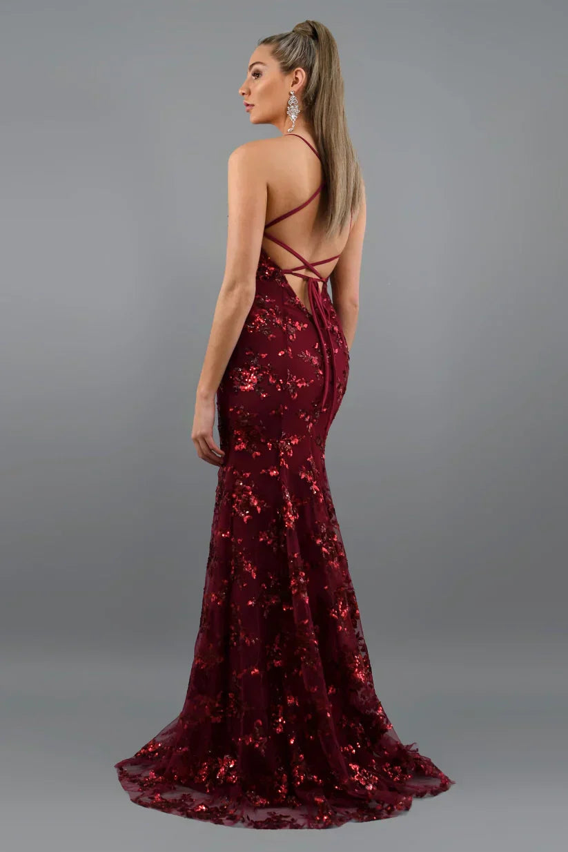 Sequin Mermaid Maxi Dress Exclusive Collection