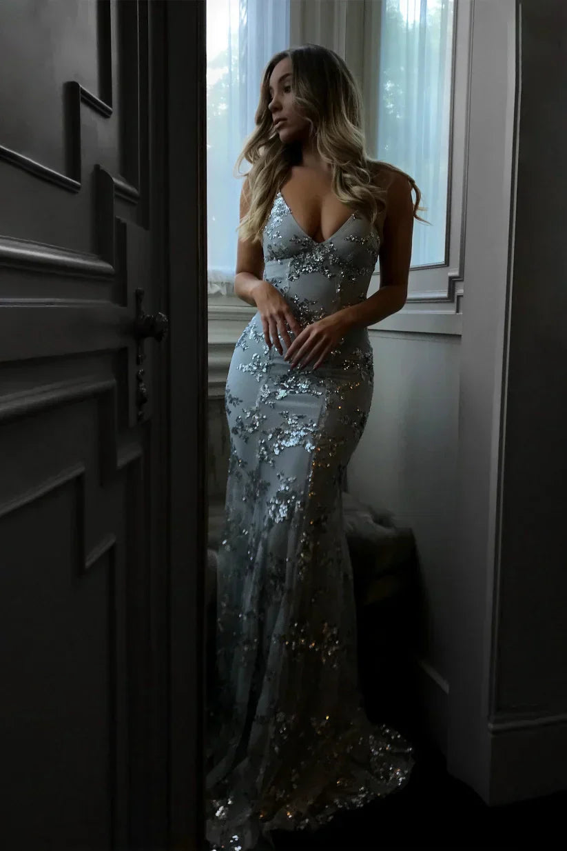 Sequin Mermaid Maxi Dress Exclusive Collection