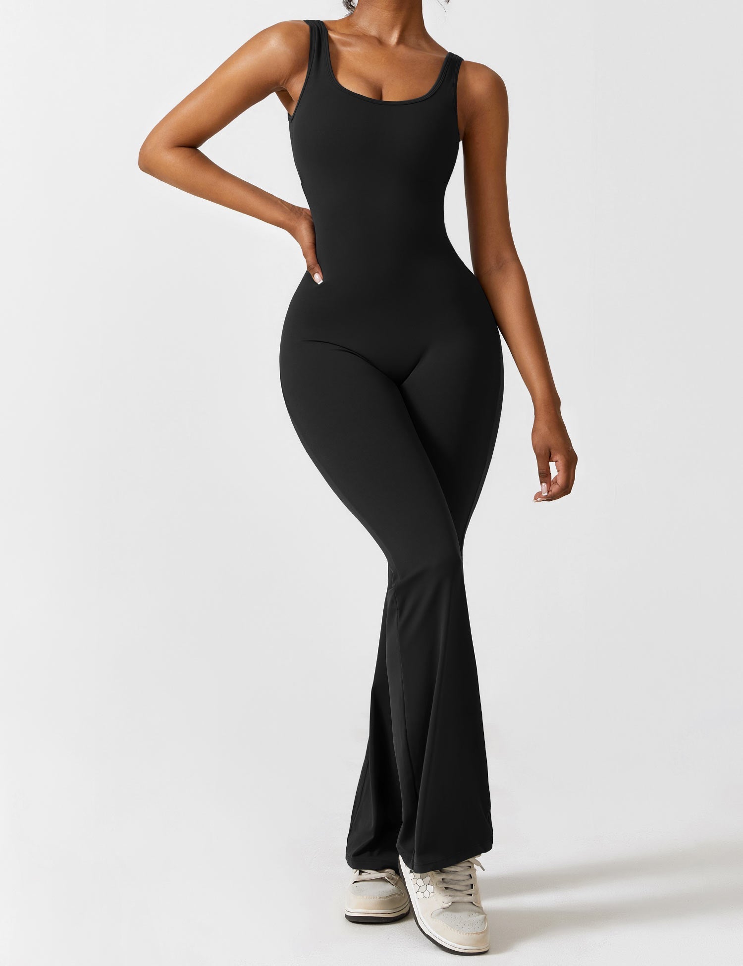 Livia Flared Jumpsuit Crepe Luxe Exclusive