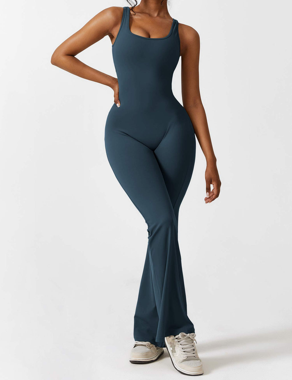Livia Flared Jumpsuit Crepe Luxe Exclusive