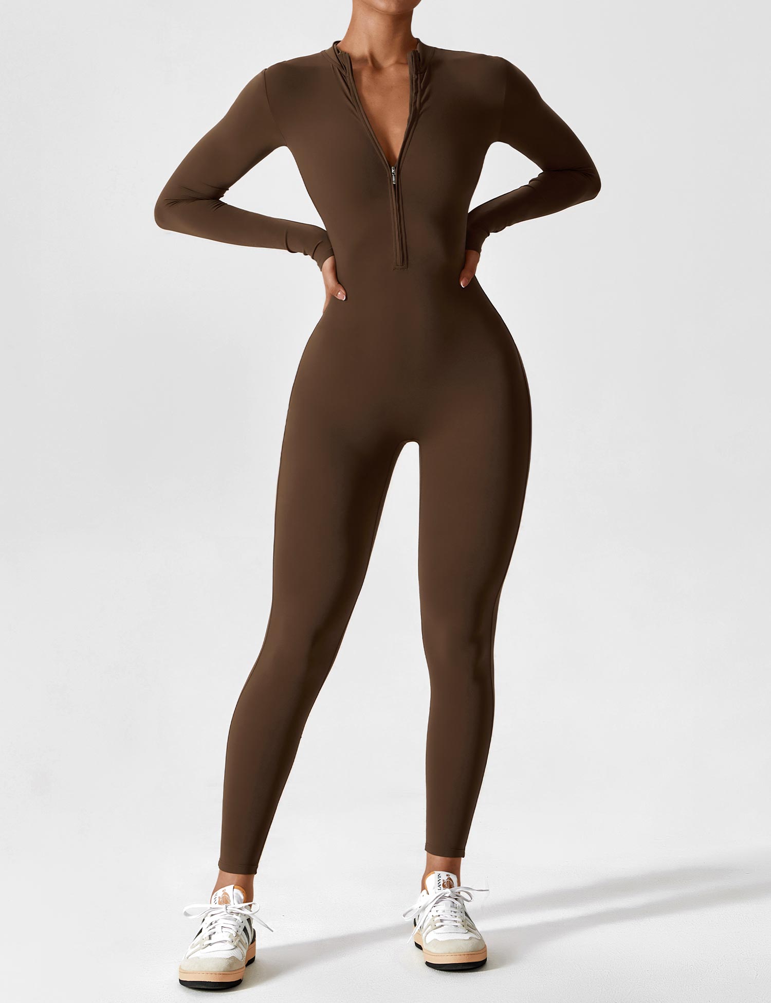 Willow Silk Crepe Long Sleeve Jumpsuit Exclusive Edition Signature Collection
