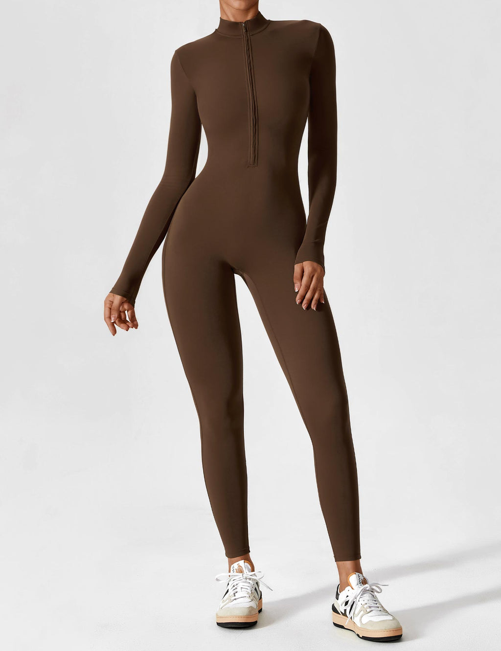 Willow Silk Crepe Long Sleeve Jumpsuit Exclusive Edition Signature Collection