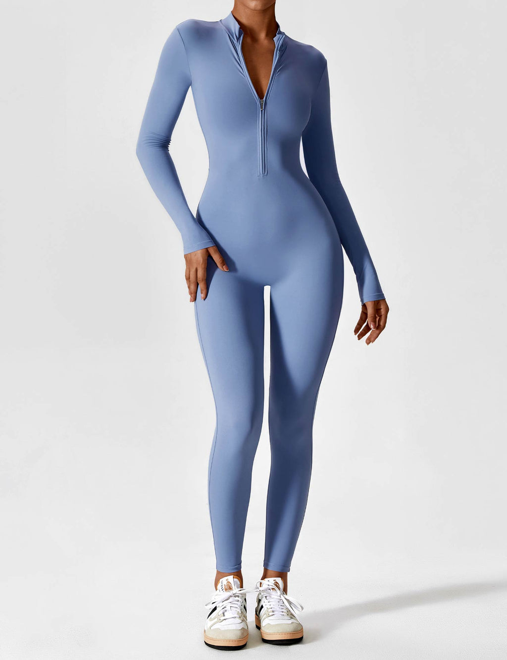 Willow Silk Crepe Long Sleeve Jumpsuit Exclusive Edition Signature Collection