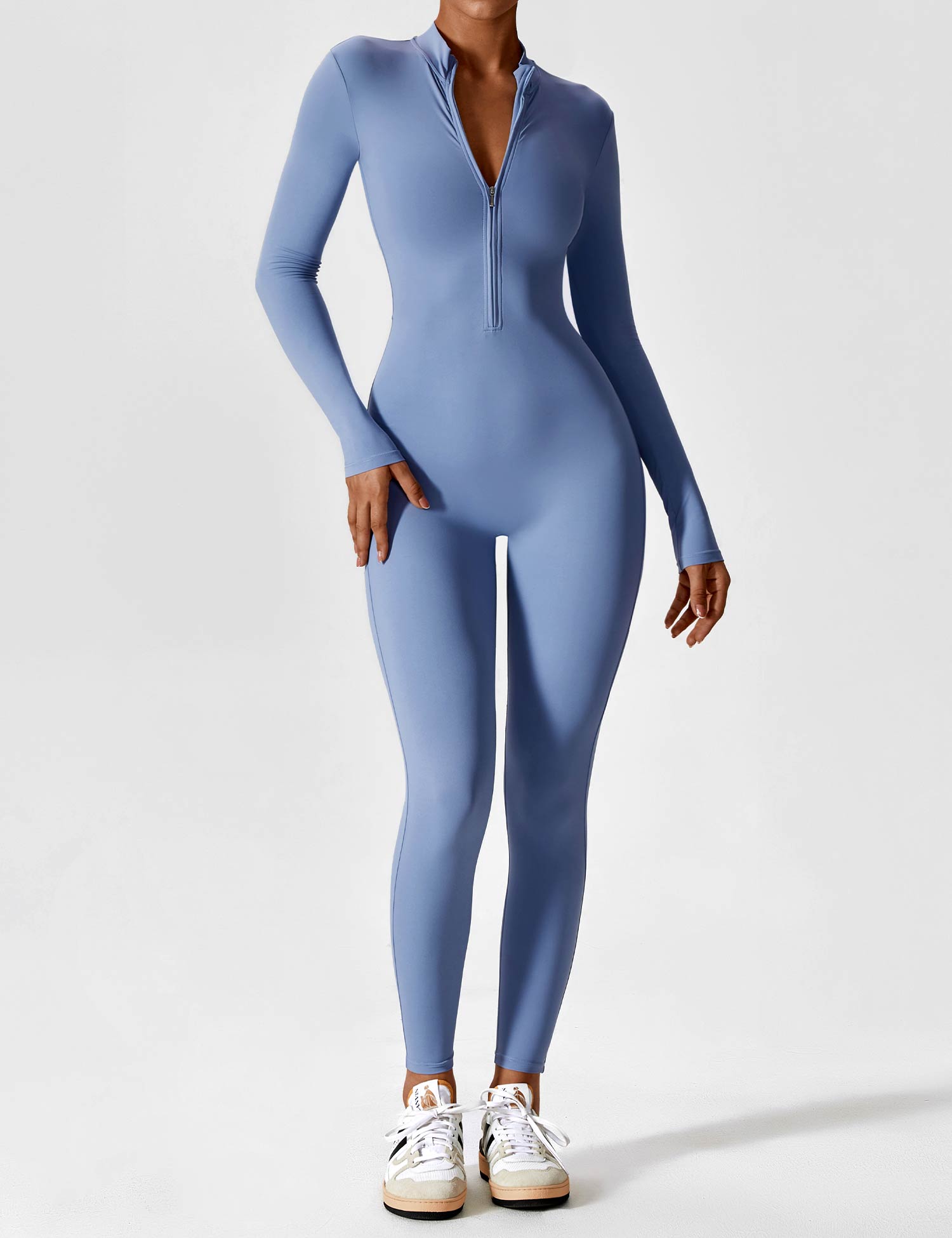 Willow Silk Crepe Long Sleeve Jumpsuit Exclusive Edition Signature Collection