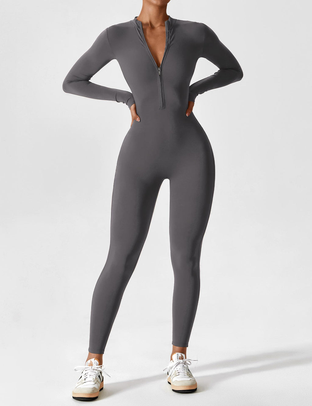 Willow Silk Crepe Long Sleeve Jumpsuit Exclusive Edition Signature Collection