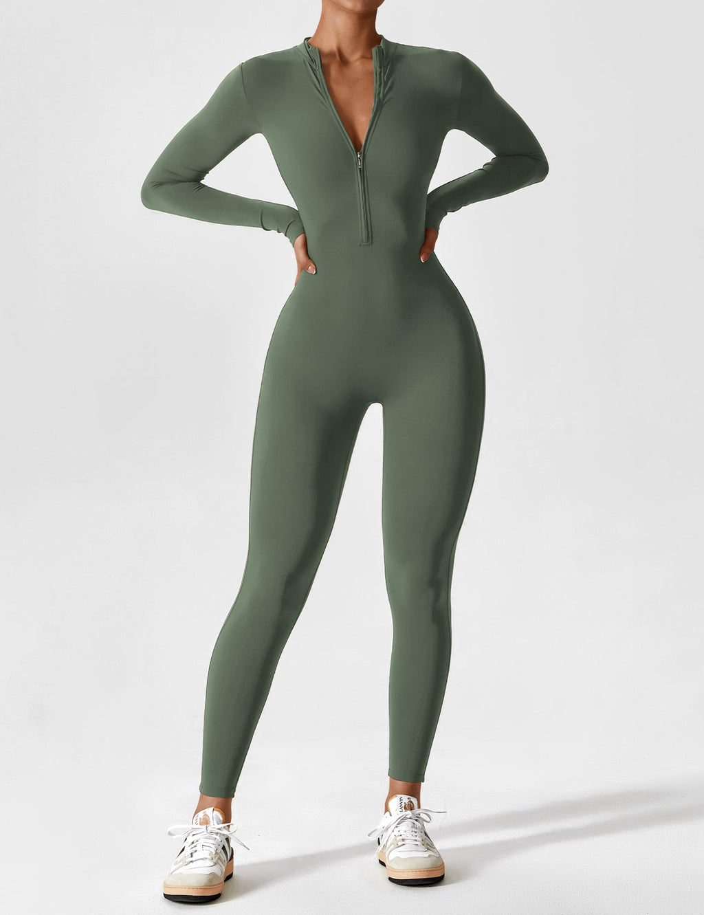 Willow Silk Crepe Long Sleeve Jumpsuit Exclusive Edition Signature Collection