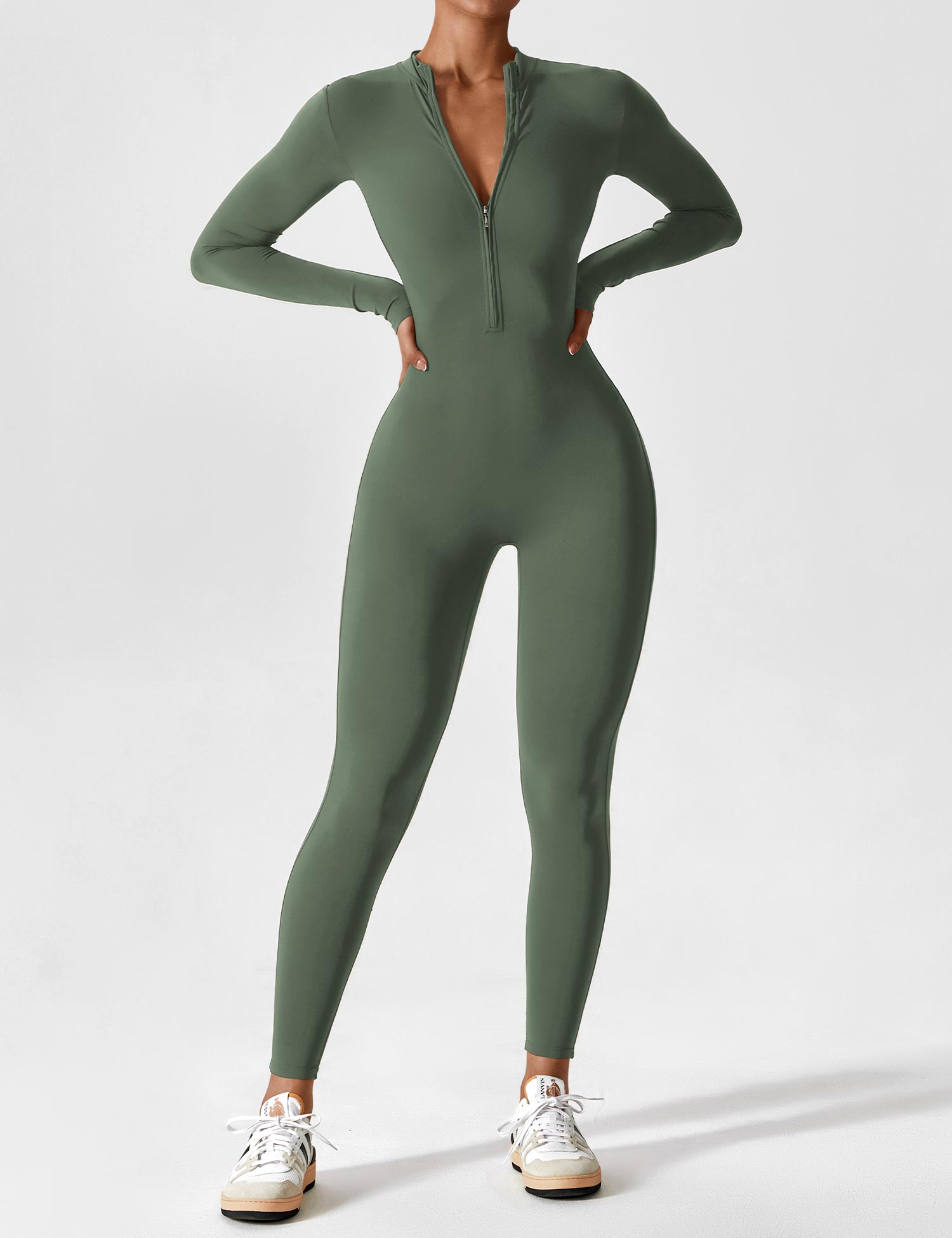 Willow Silk Crepe Long Sleeve Jumpsuit Exclusive Edition Signature Collection