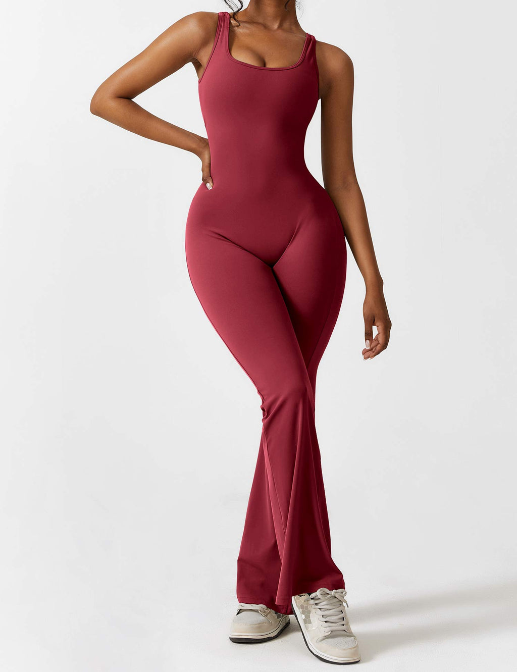 Livia Flared Jumpsuit Crepe Luxe Exclusive